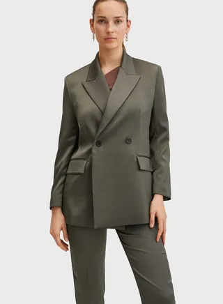 Tailored Knitted Blazer 