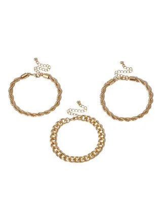 3-Piece Fashion Bracelet Set 