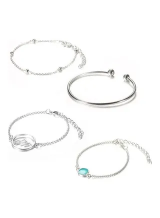 4-Piece Fashion Bracelet Set 