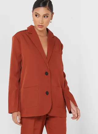 Pocket Detail Tailored Blazer 