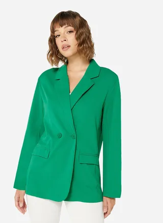 Oversized Classic Collared Blazer