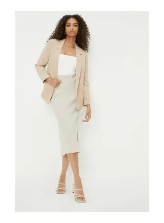 Turnback Cuff Blazer 