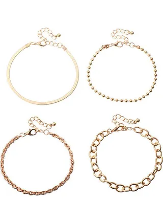 4-Piece Fashionable Bracelets 
