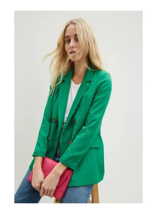 Double Breasted Oversized Blazer 