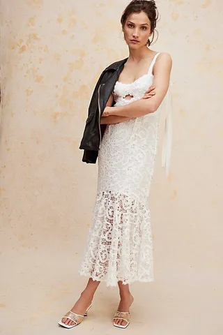 Saylor Leslie Midi Dress by Saylor at Free People