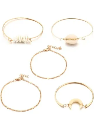 5-Piece Fashionable Bracelets 