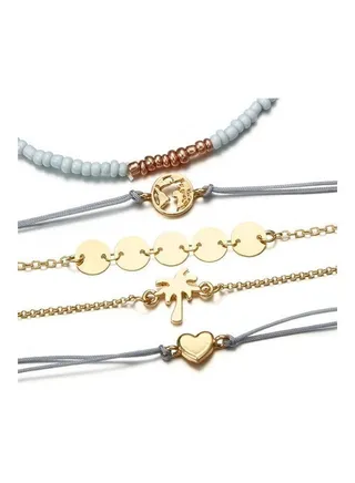 5-Piece Fashion Bracelets Set 