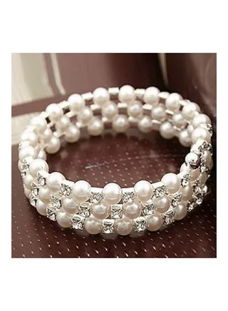 Pearl Studded Fashion Bracelet 