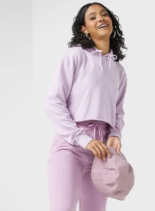 Raw Hem Hoodie 