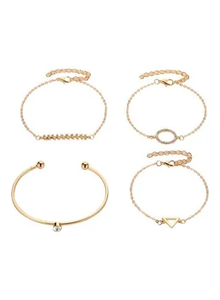 4-Piece Fashion Bracelets Set 