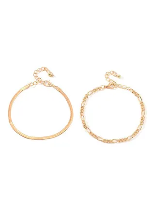 2-Piece Simple Design Bracelet 