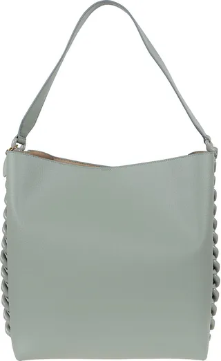 Tote Bag Embossed Grainy Mat & Tonal Chain