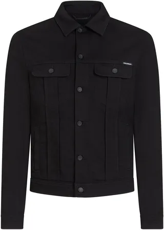 Buttoned-Up Denim Jacket