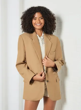 Oversized Blazer Brown 