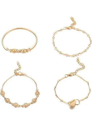 4-Piece Fashion Bracelet Set 