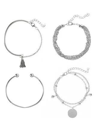 4-Piece Fashion Bracelet Set 