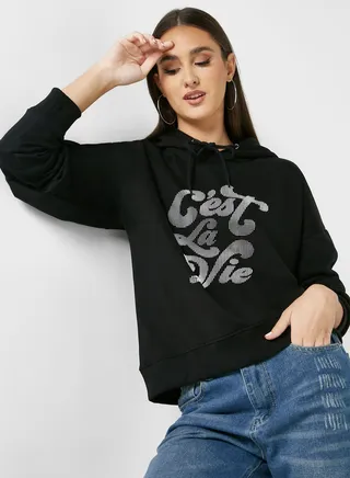 Graphic Detail Pullover Hoodie 