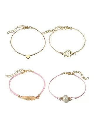 4-Piece Fashion Bracelet Set 
