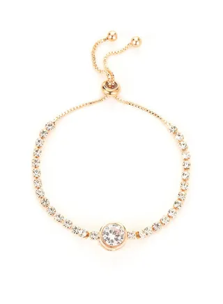Rhinestone Decor Simple Stylish Delicate Bracelet 