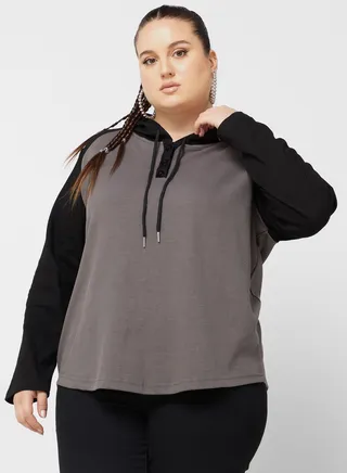 Raglan Detail Hoodie 