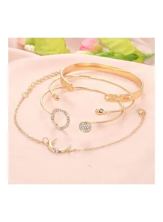 4-Piece Fashion Bracelet Set 