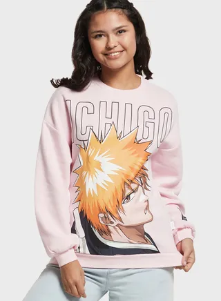 Ichigo Print Sweatshirt 