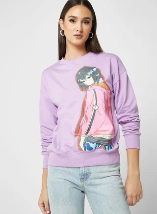 Graphic Printed Sweatshirt