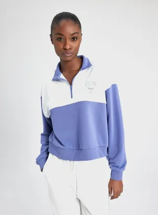 Woman Licensed Chicago Bulls (Nbachi1000 Cover-Up Sweat Shirt