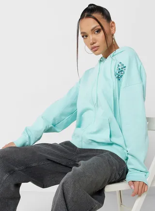 Graphic Zip Thru Hoodie 