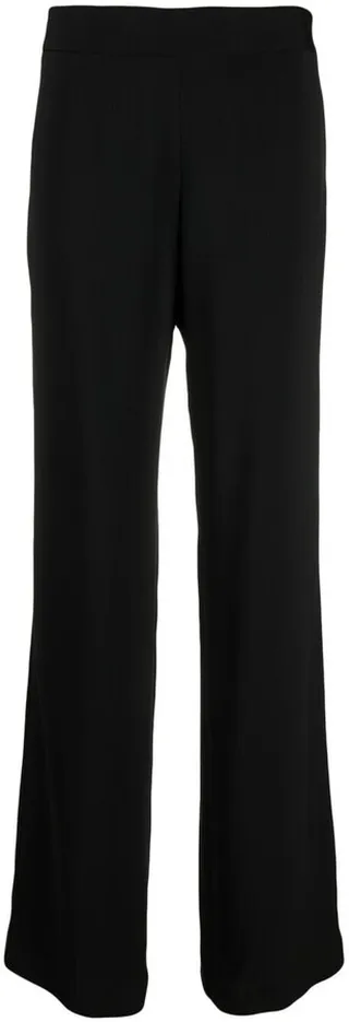 High-Waist Straight-Leg Trousers