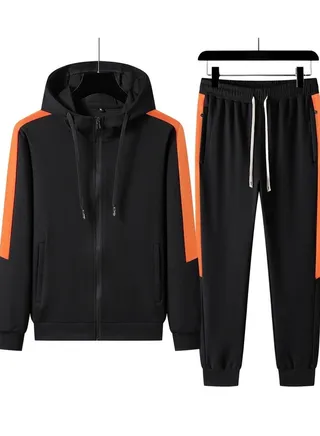 New Hooded Loose Two-piece Set 