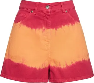 Cotton denim shorts