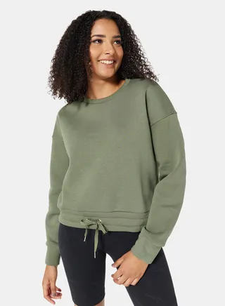 Organic Cotton Sweatshirt Dusty Olive(18- 