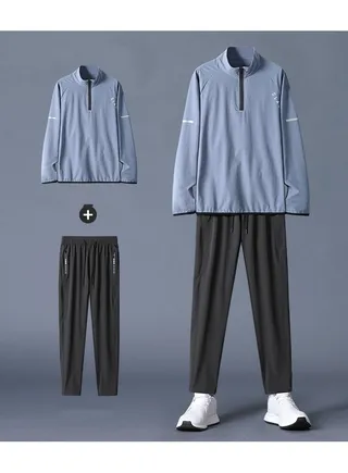 New Men's Casual Sports Set Of Three Pieces 