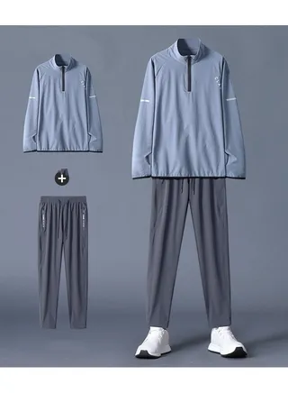 New Men's Casual Sports Set Of Three Pieces 