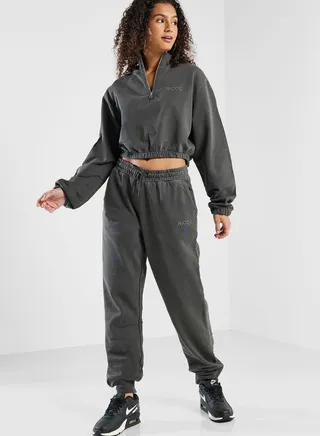 Garment Dye Ersa Cropped Sweatshirt