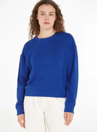 Crew Neck Knitted Sweatshirt