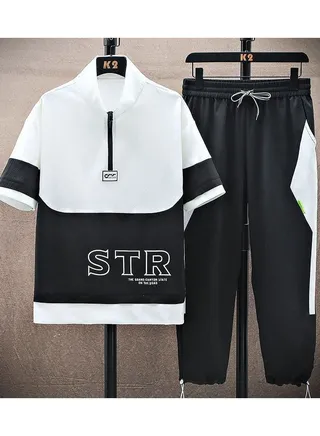 Men's T-shirt Casual Sports Set Two-piece Set 