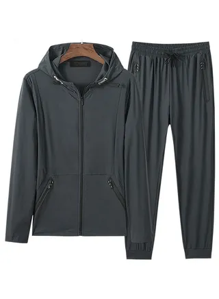 New Men's Casual Sports Set Of Three Pieces 