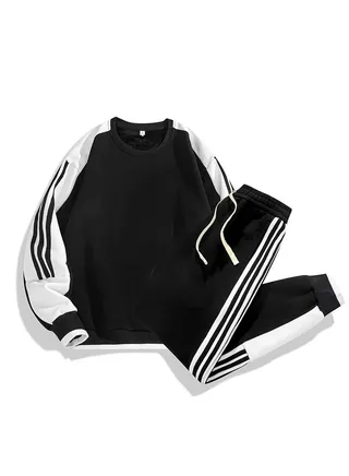 New Men's Casual Sports Set Of Three Pieces 