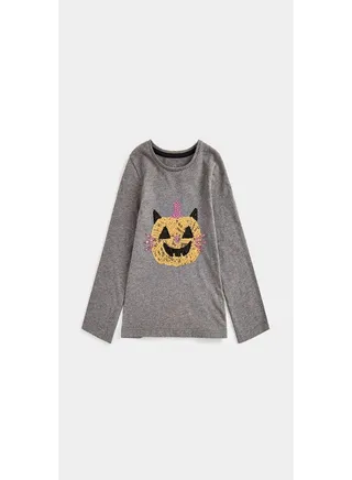 Pumpkin Cat Halloween T Shirt 