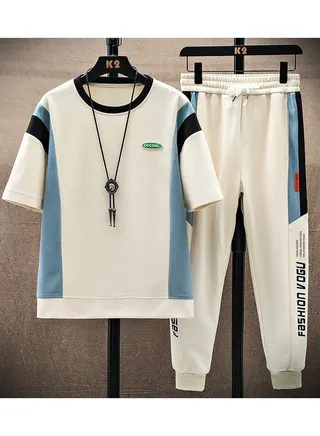 Men's T-shirt Casual Sports Set Two-piece Set 