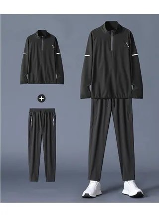 New Men's Casual Sports Set Of Three Pieces 