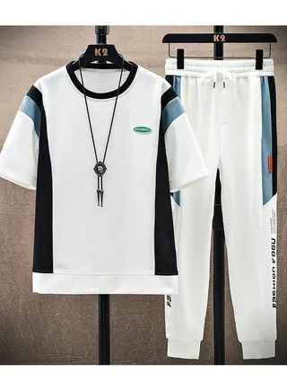 Men's T-shirt Casual Sports Set Two-piece Set 