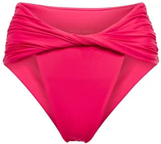 Twisted high-rise bikini bottoms