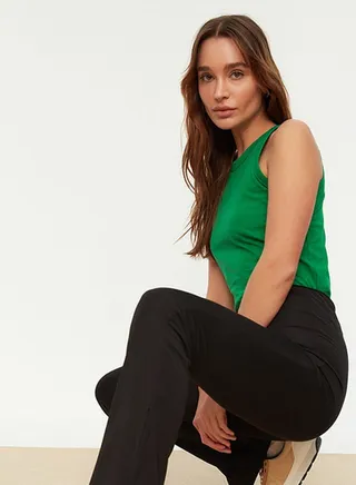 Slit Detail Leggings 