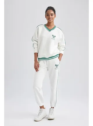 Woman Knitted Standart Fit Trousers 