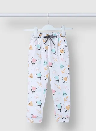 Trendy Girls Casual Printed Jogger Multicolour 