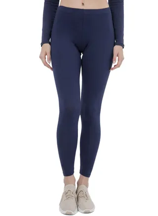Carina Cotton Slim Legging - navy 