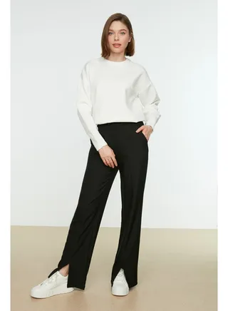 Woman Modest Pants Black 